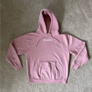 Glossier Pink Women's Hoodie Sweatshirt